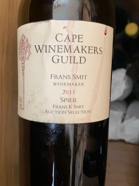 Cape Winemakers Guild Auction Selection Frans K Smit
