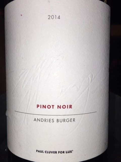 Andries Burger Pinot Noir