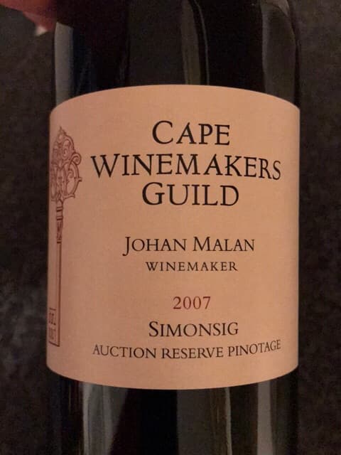 Cape Winemakers Guild Auction Reserve Pinotage