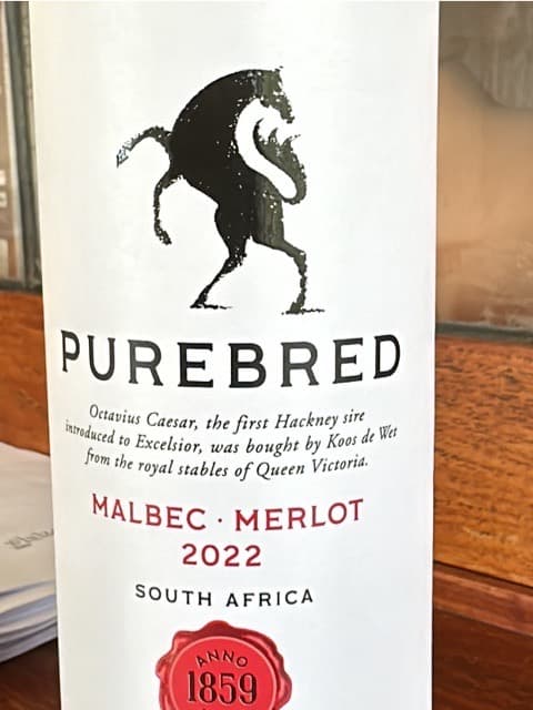 Purebred Malbec - Merlot