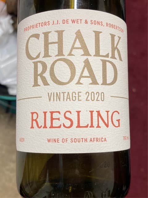 Chalk Road Riesling