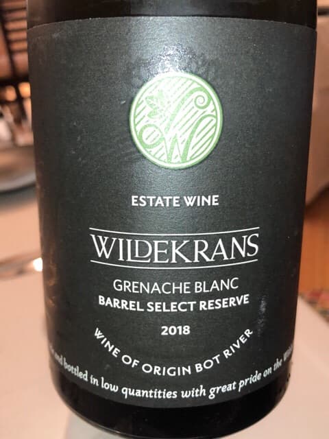 Barrel Select Reserve Grenache Blanc