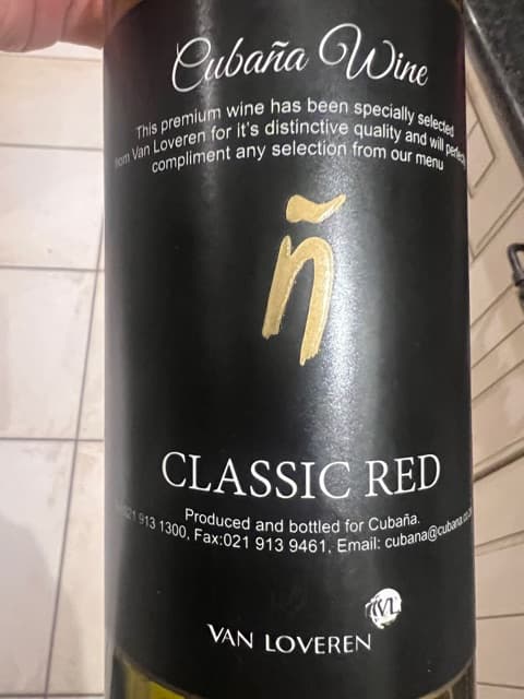 Cubaña Classic Red