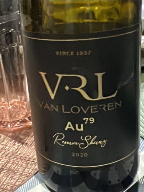 Au79 Reserve Shiraz
