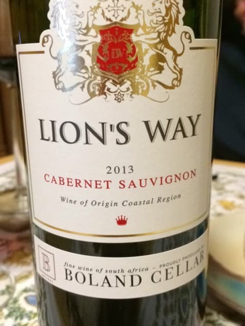 Lion's Way Cabernet Sauvignon