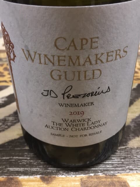 The White Lady Cape Winemakers Guild Action Chardonnay