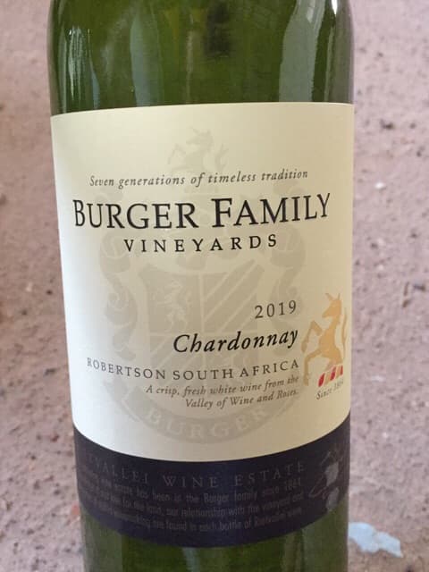 Burger Family Vineyards Chardonnay