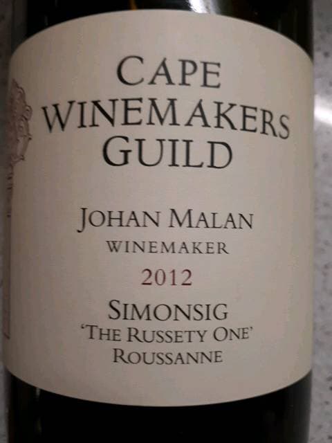Cape Winemakers Guild The Russety One Roussanne