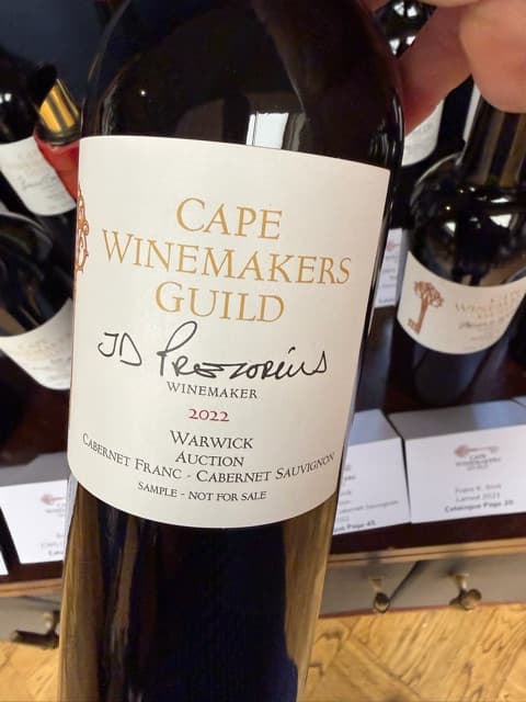 Cape Winemakers Guild Auction Cabernet Franc - Cabernet Sauvignon