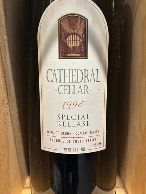 Cathedral Cellar Special Release
