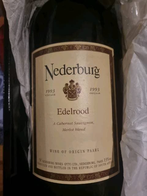 Edelrood Cabernet Sauvignon - Merlot