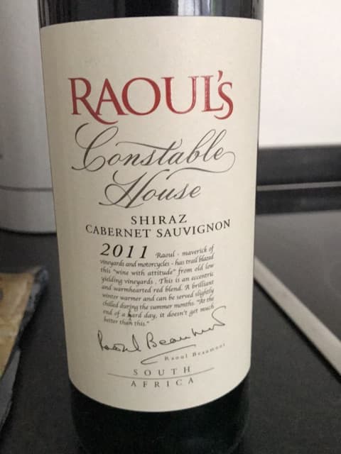 Raoul's Constable House Shiraz - Cabernet Sauvignon