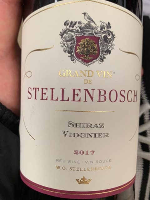 Grand Vin de Stellenbosch Shiraz - Viognier