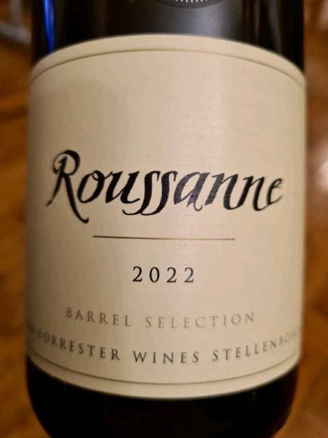 Roussanne Barrel Selection
