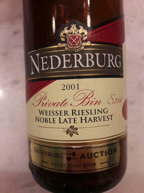 Auction Selection Private Bin S316 Noble Late Harvest