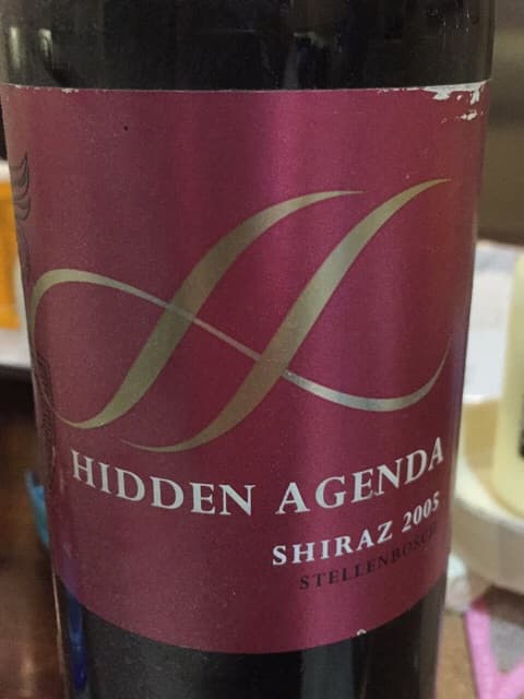 Hidden Agenda Shiraz