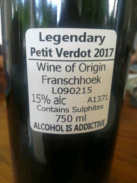 Legendary Petit Verdot