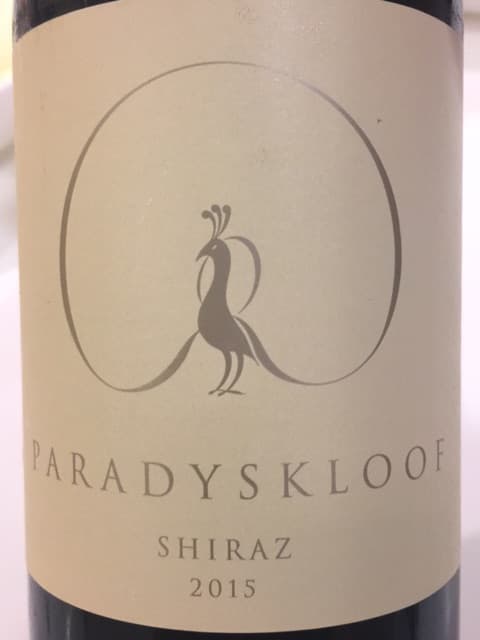Paradyskloof Shiraz