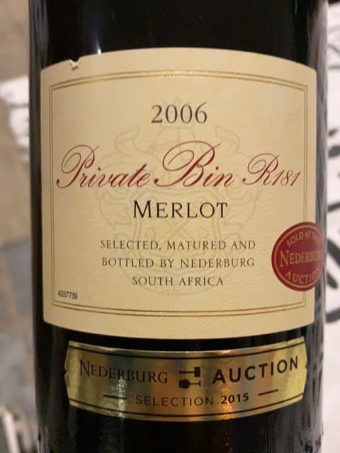 Private Bin R181 Merlot